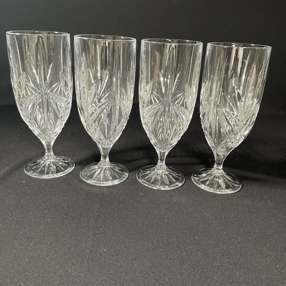 Godinger Shannon 14 oz Iced Tea Glasses.